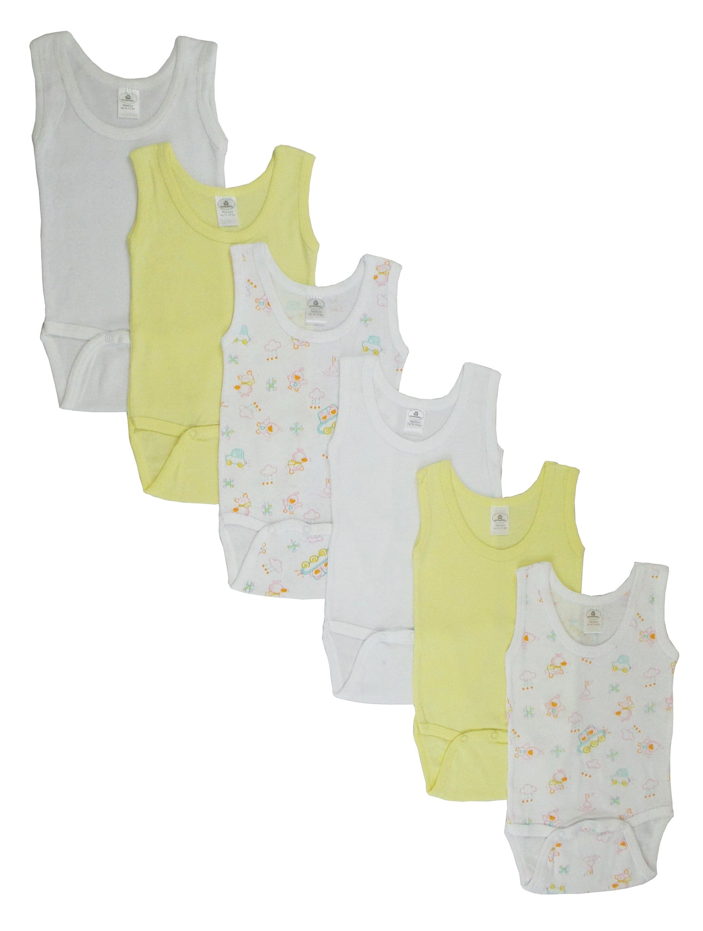 Baby Tank Top Onesies 6 Pack