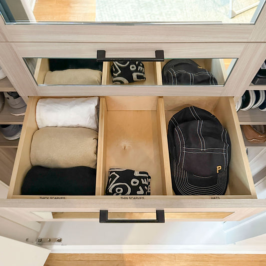 Bamboo Expandable Drawer Dividers – Natural