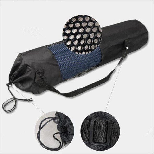 Black Outdoor Yoga Mat Roller storage Bag  Breathable