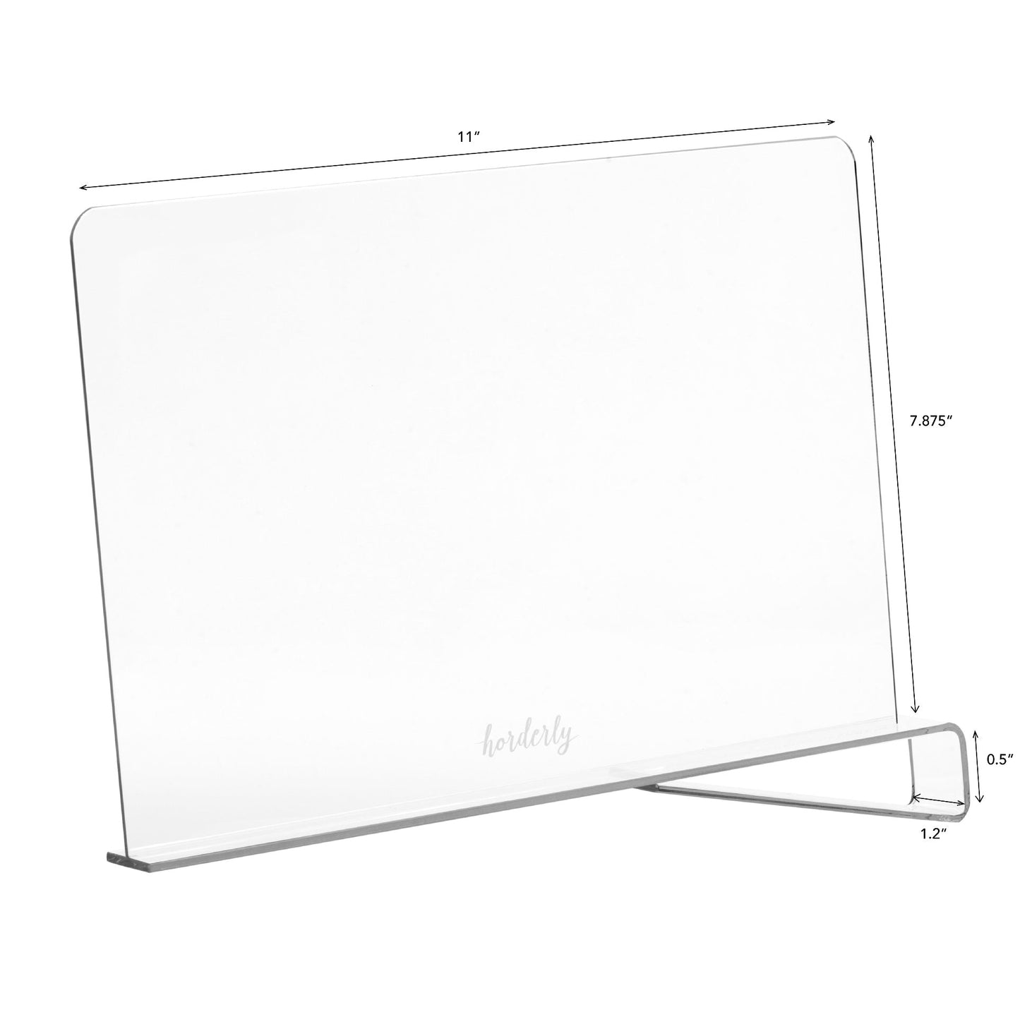 Clear Acrylic Shelf Dividers from Horderly- Organize drawers, closets and cabinets. Measurements.