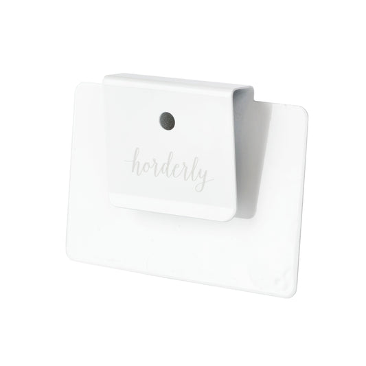 Horderly bin clip labels for home organization and storage