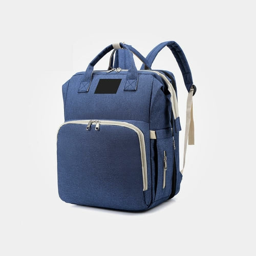 Diaper Bag with Baby Bed / Changing Station Mat - Hook on to Stroller