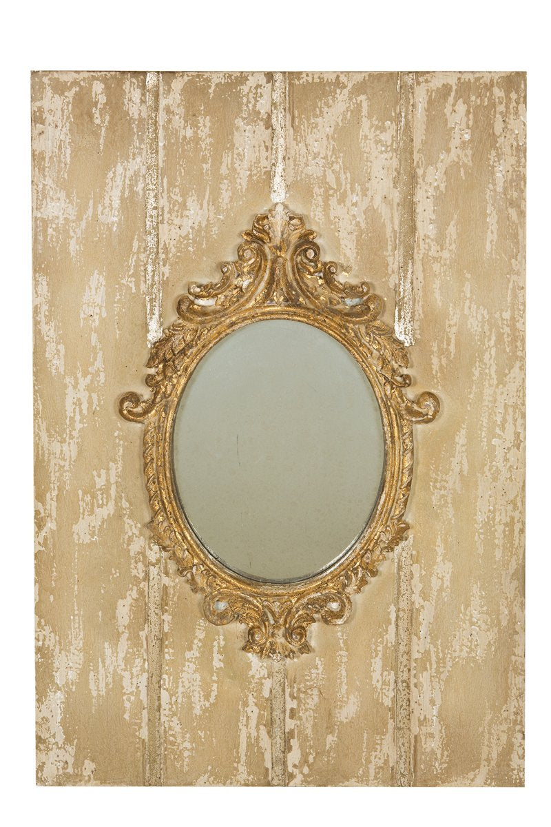 Etched mirror glam antique style