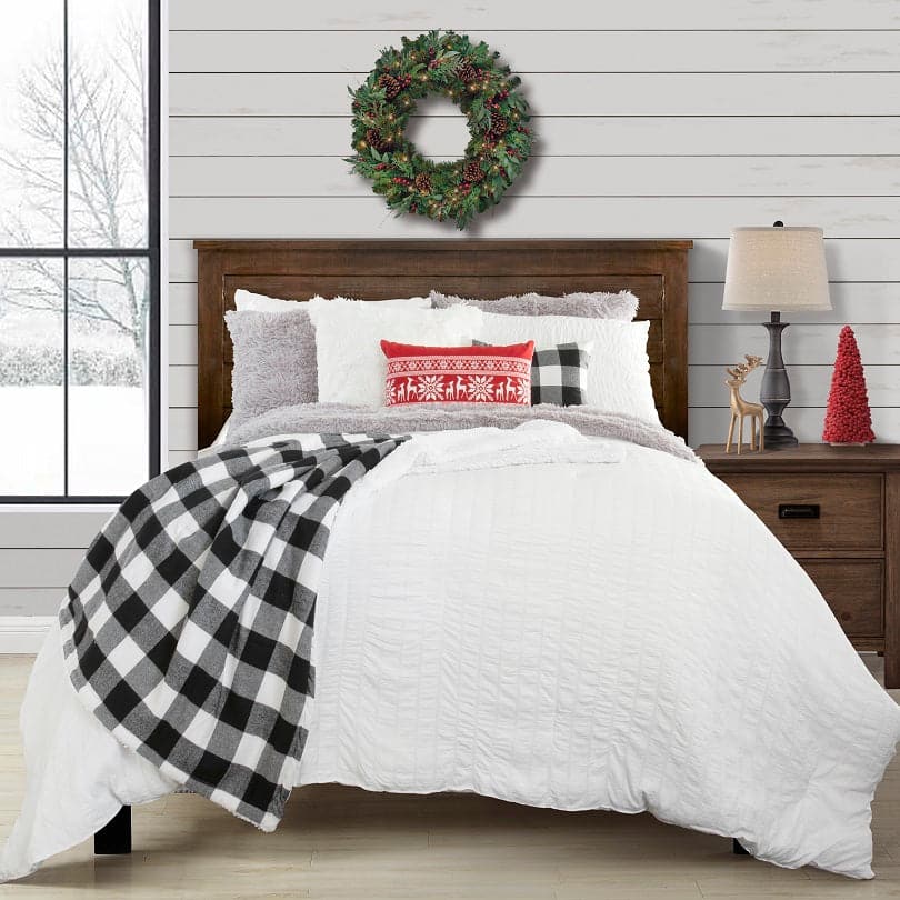 Emma Faux Fur Decorative Pillow Cover - Luxury Throw Pillow