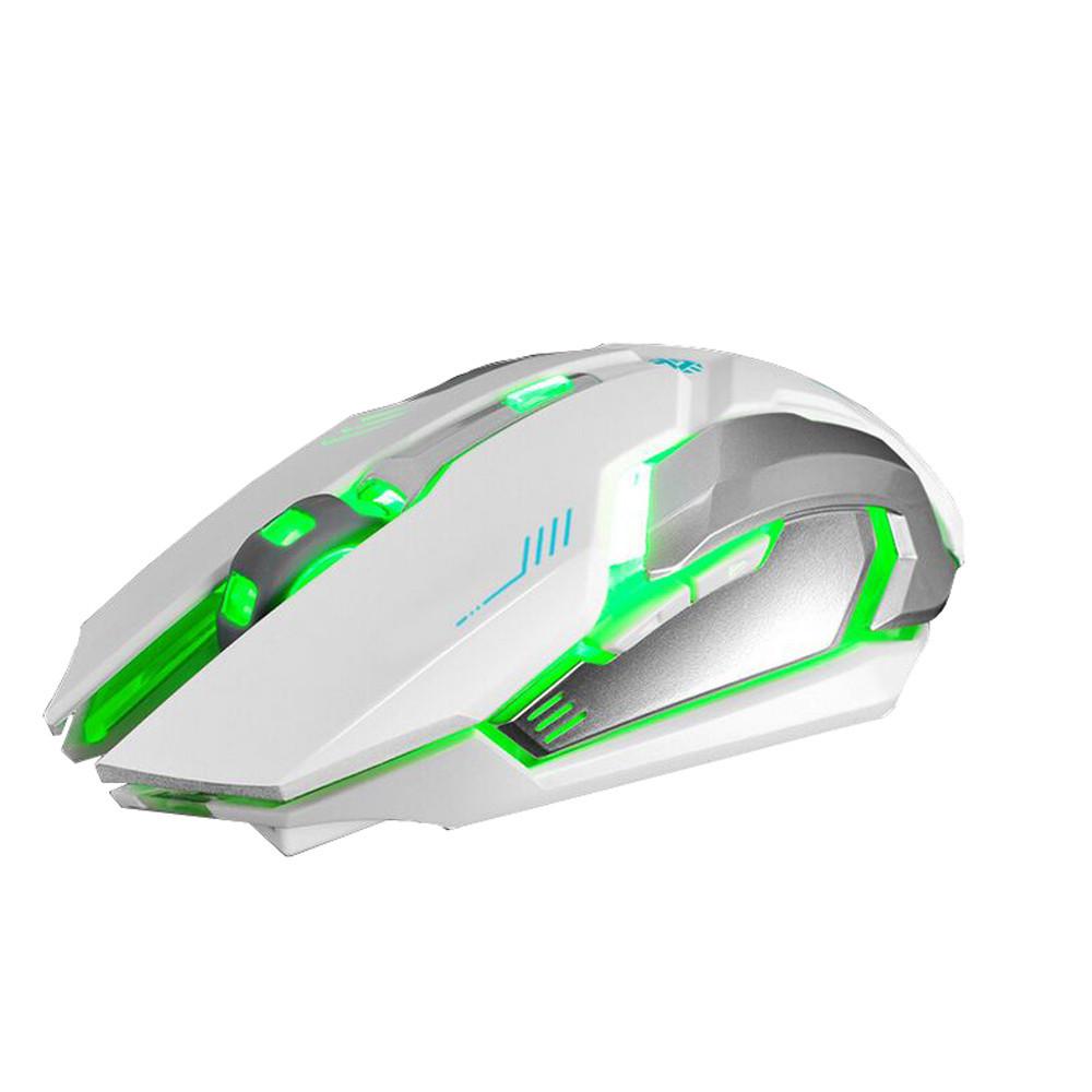 Ninja Dragon Stealth 7 Wireless, Rechargeable, Silent LED Gaming USB Ergonomic Mouse X7