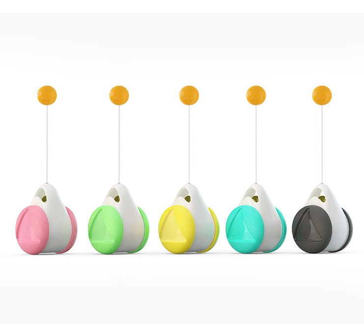 Tumbler Balanced Wheel Swinging Ball Kitty Cat Toy W/Catnip