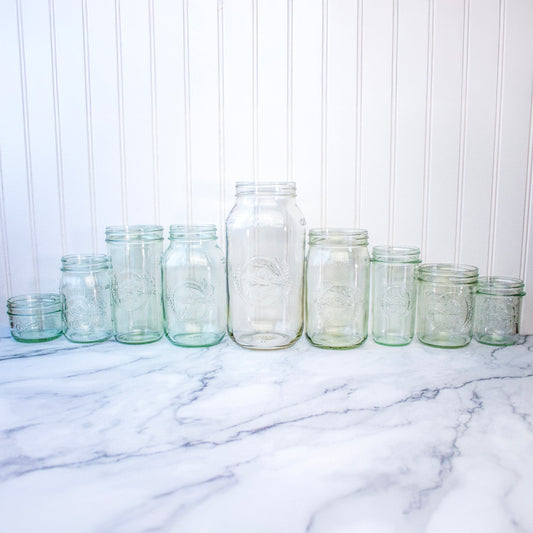 Azure Standard 64oz Wide Mouth Half Gallon Mason Jar - Single Jar