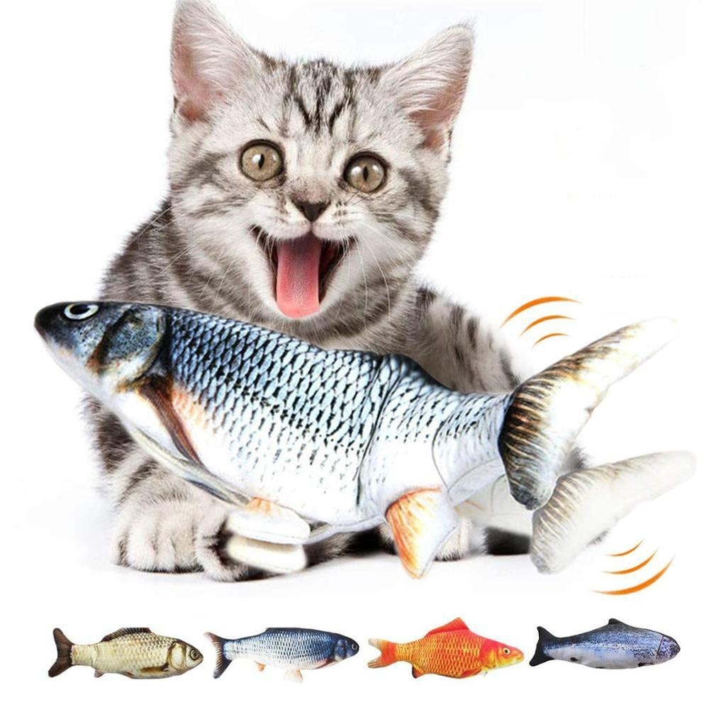 Electronic Fish Cat Toy - USB Rechargeable