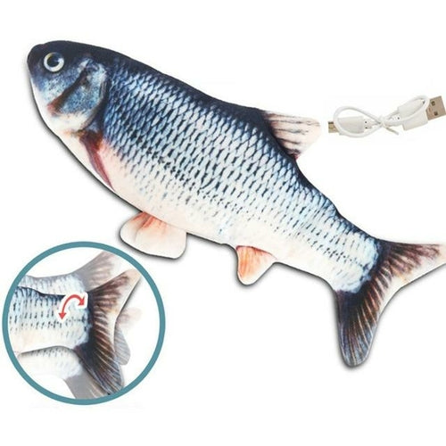 Electronic Fish Cat Toy - USB Rechargeable