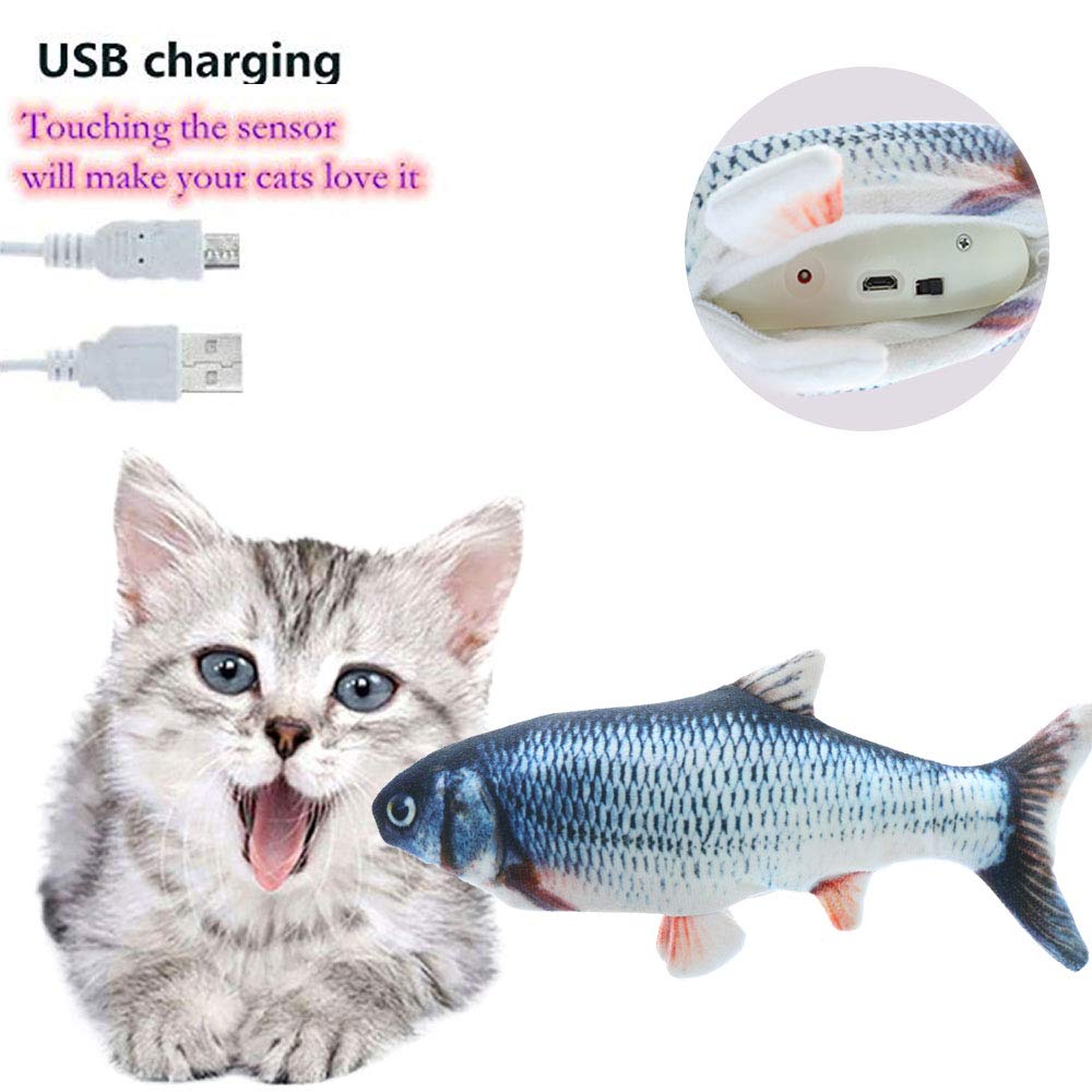 Electronic Fish Cat Toy - USB Rechargeable