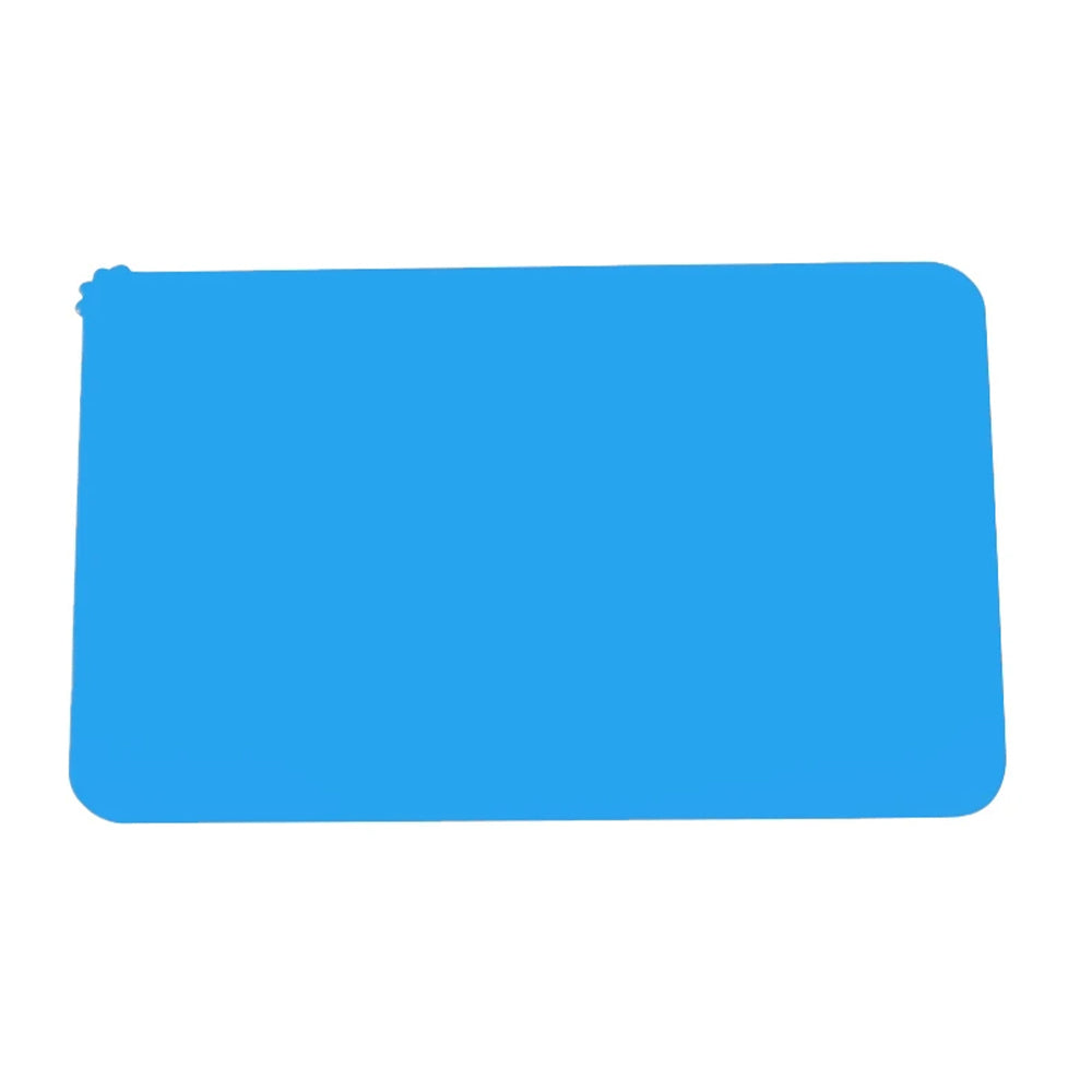 Waterproof  Cat Dog Feeding Mat - Blue