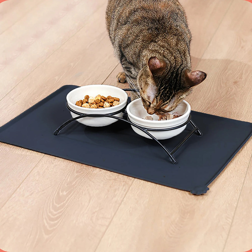 Silicone Waterproof  Cat Dog Feeding Mat