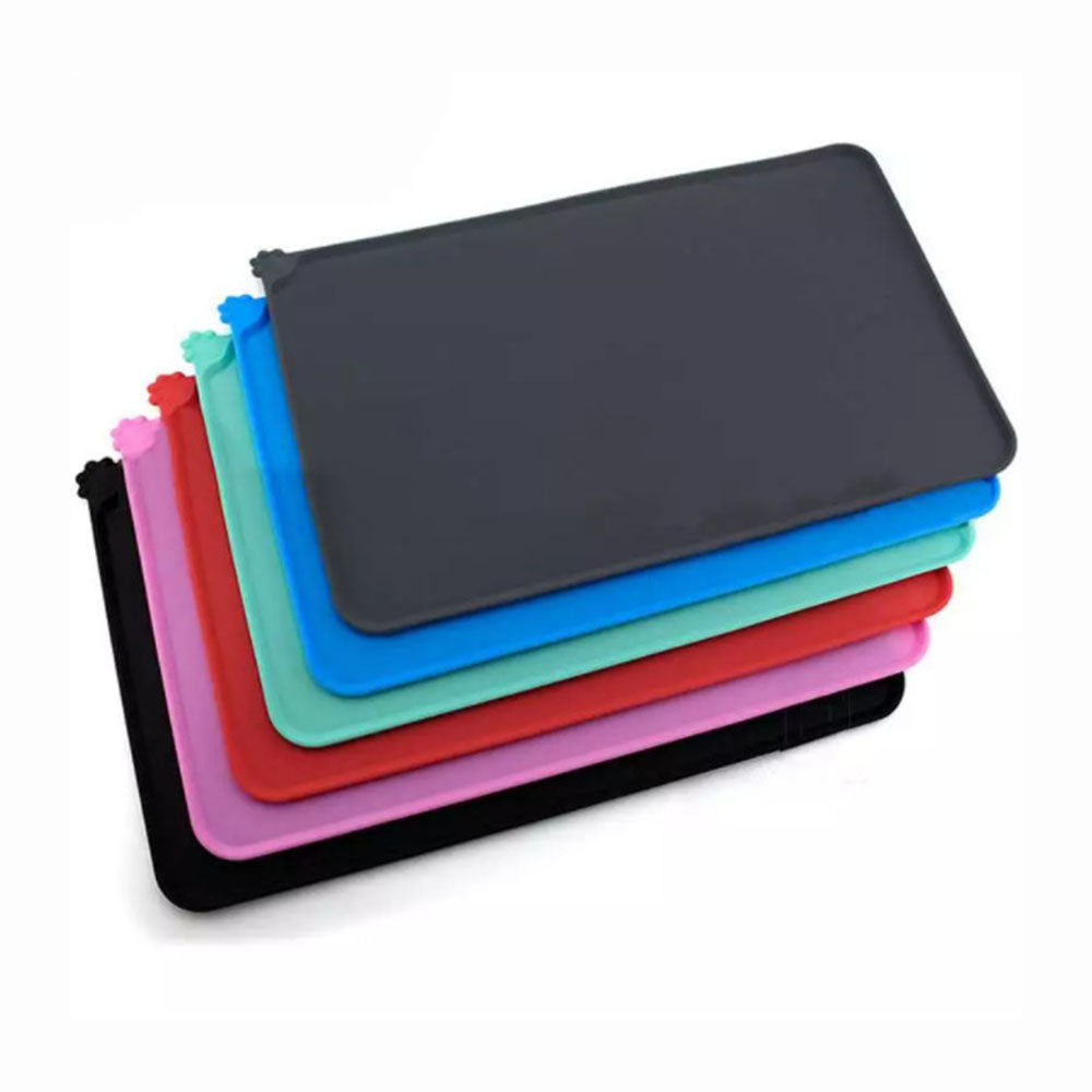 Waterproof Pet, Dog, Cat Feeding Mats with High Lips - Multiple Size and Colors_16
