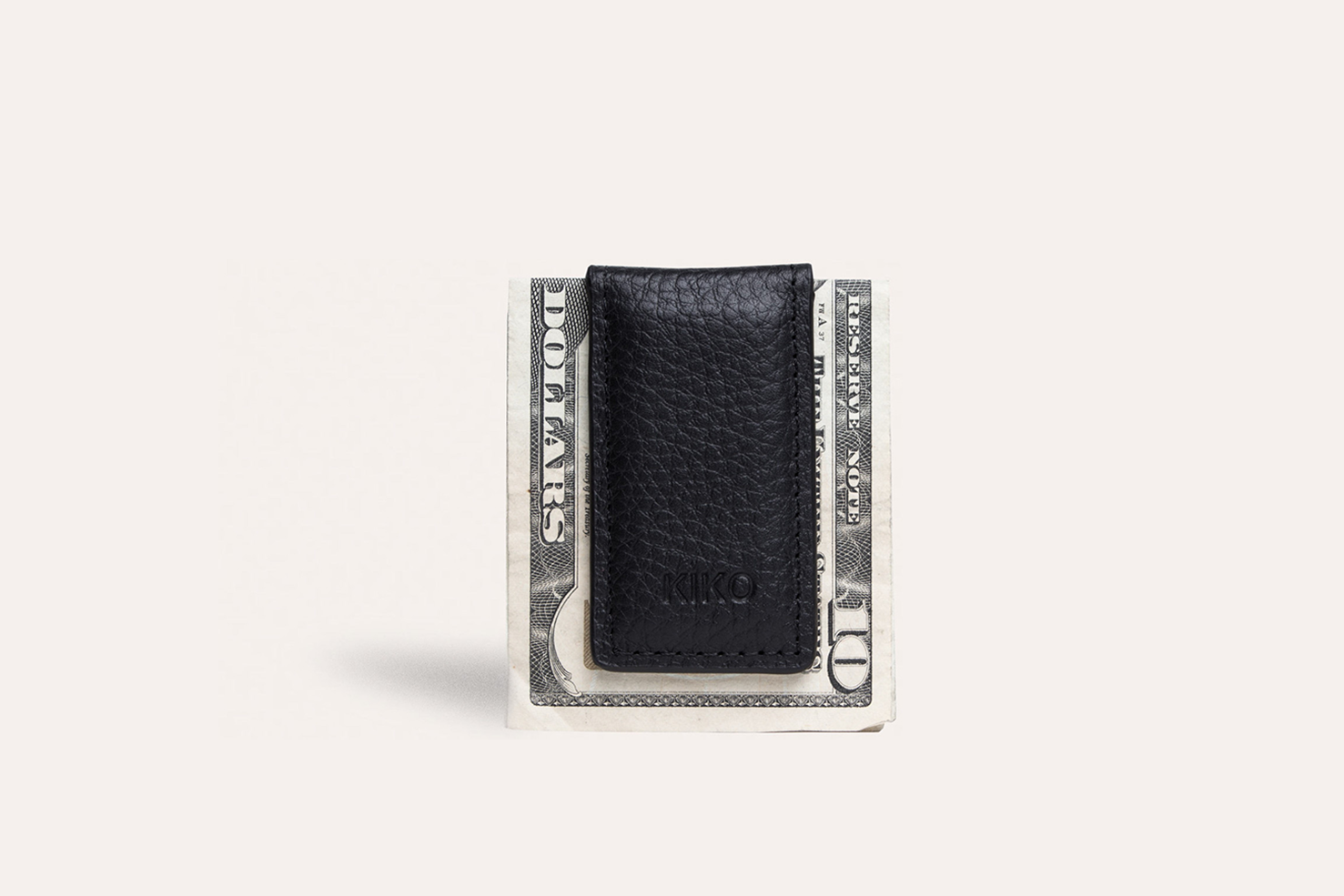 Compact Magnetic Money Clip - Cowhide