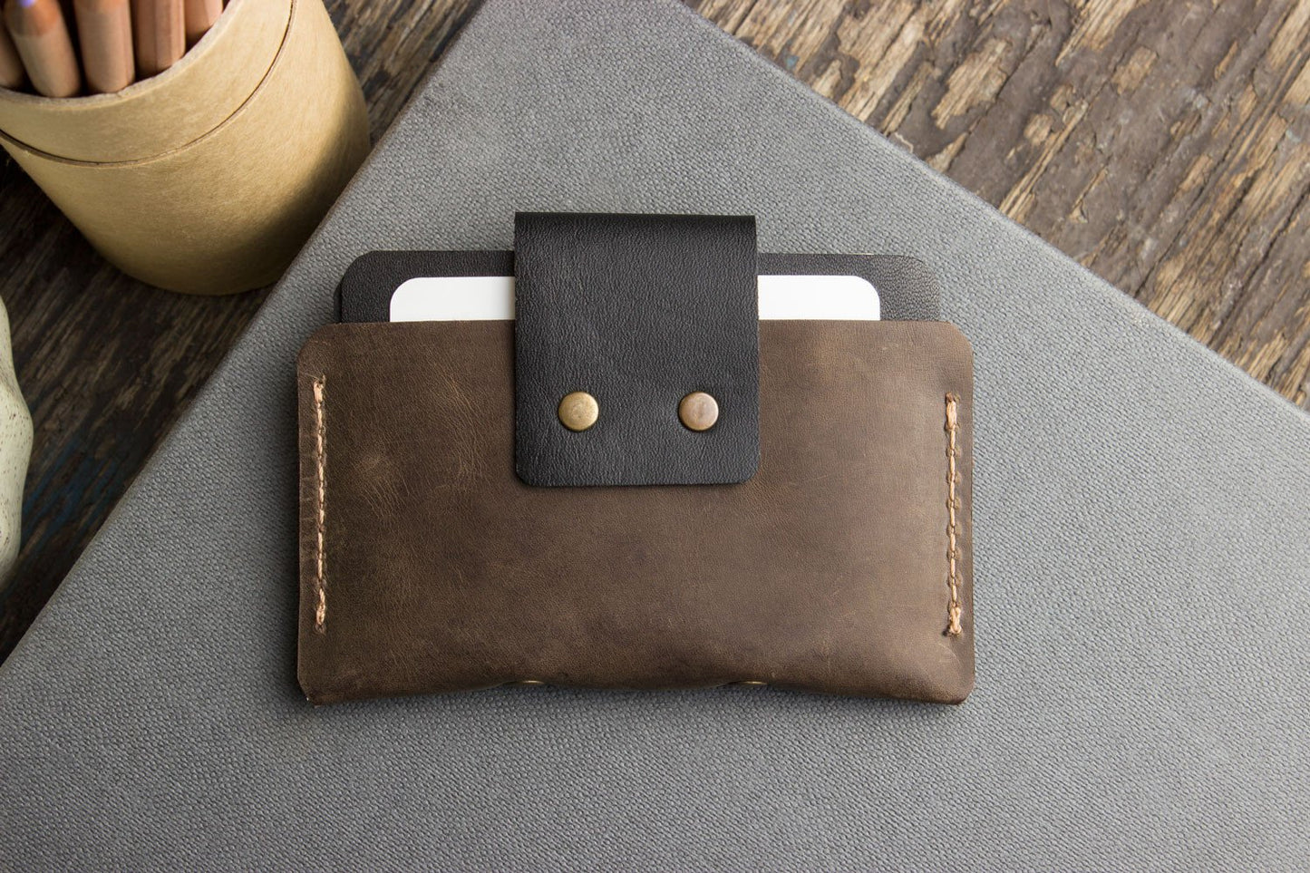 Kiko - Cowhide Leather Card Case