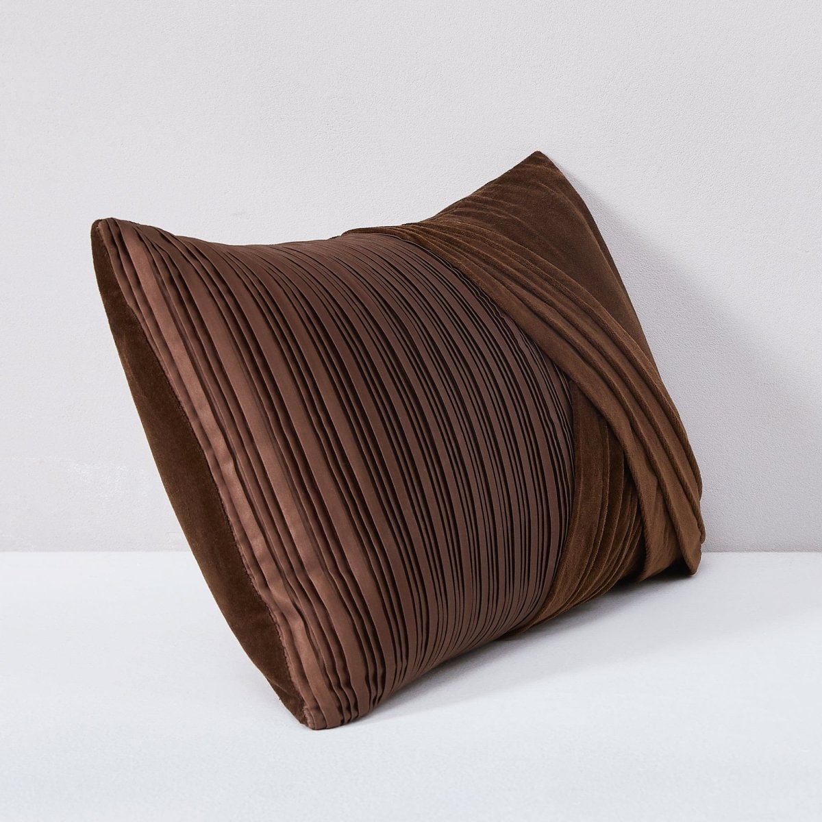 Shitake Velvet Decorative Pillow Cover