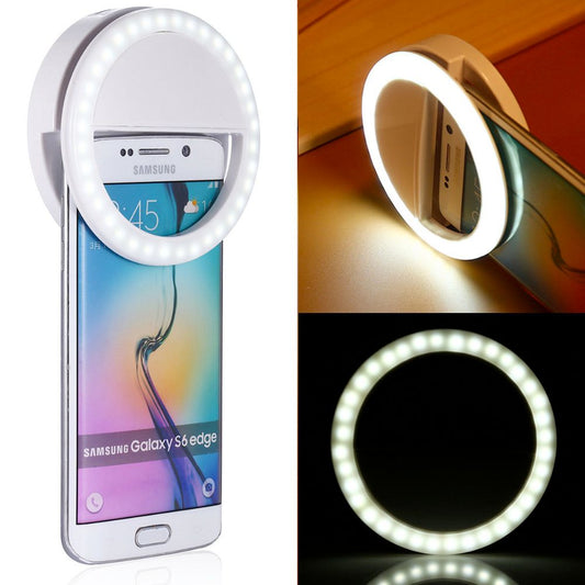 Portable Selfie Ring Light Clip On for Mobile Phone