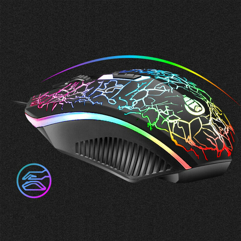 87 Keys RGB Lighting Wireless Mechanical Gaming Keyboard and Mouse Set_11