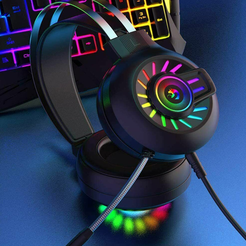 Foldable Wired Gaming Headset with RGB Backlight and Built-in Microphone_14