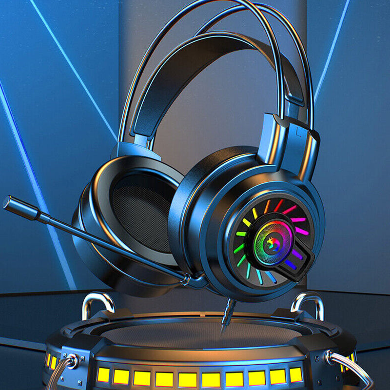 Foldable Wired Gaming Headset with RGB Backlight and Built-in Microphone_7