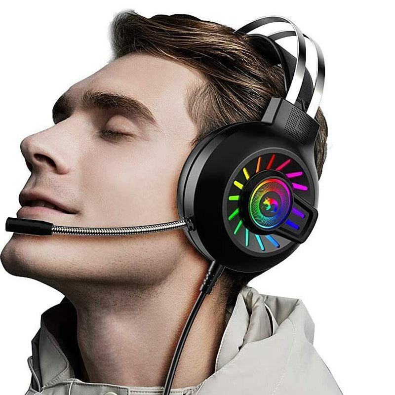 Foldable Wired Gaming Headset with RGB Backlight and Built-in Microphone_9