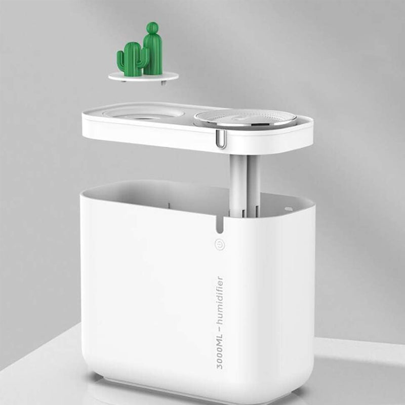 3L Cactus Ultra Sonic Air Humidifier with LED Double Light Mist Sprayer_8