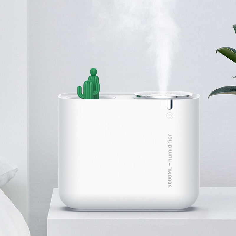 3L Cactus Ultra Sonic Air Humidifier with LED Double Light Mist Sprayer_13