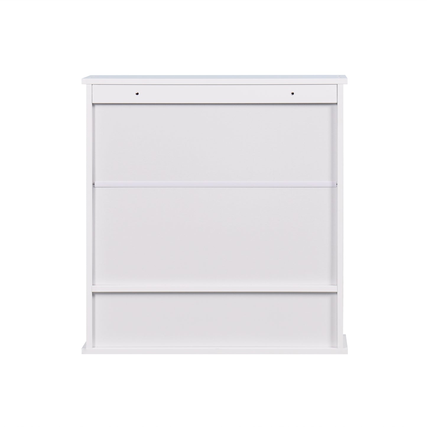 Wall Mounted Bathroom Cabinet with 2 Mirror Doors and Adjustable Shelf- White_8