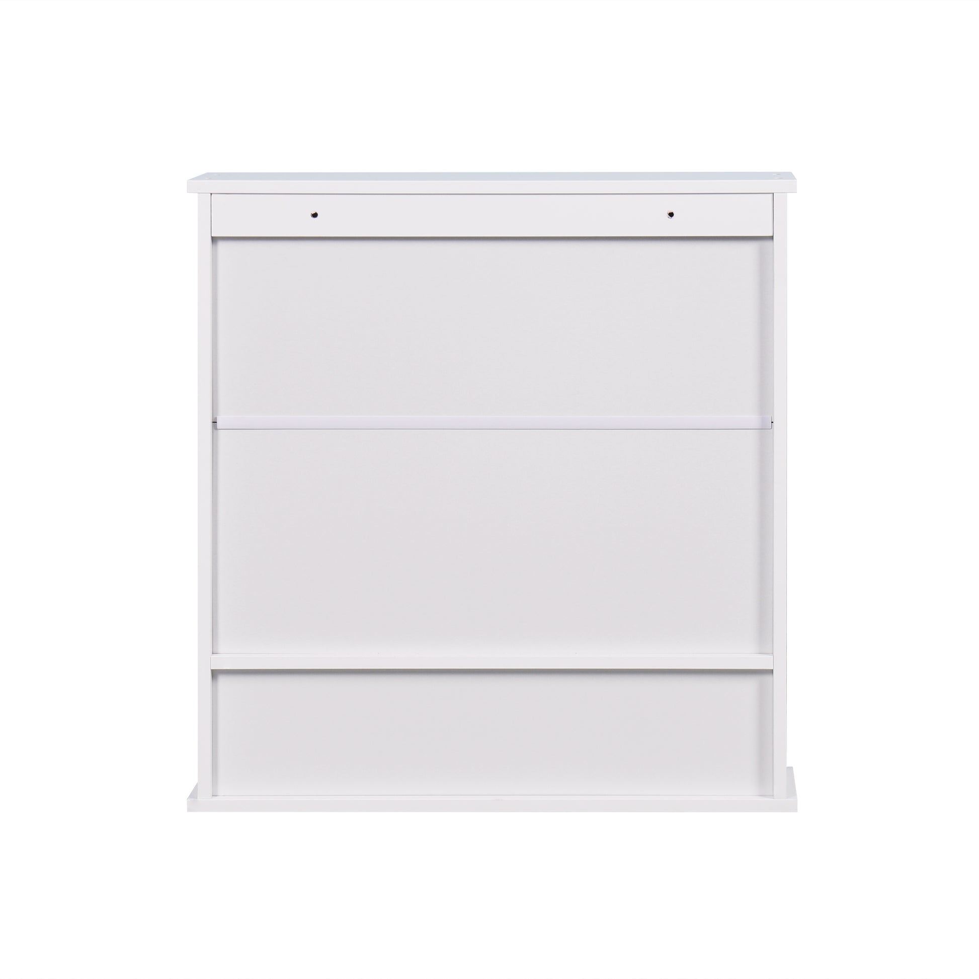 Wall Mounted Bathroom Cabinet with 2 Mirror Doors and Adjustable Shelf- White_8