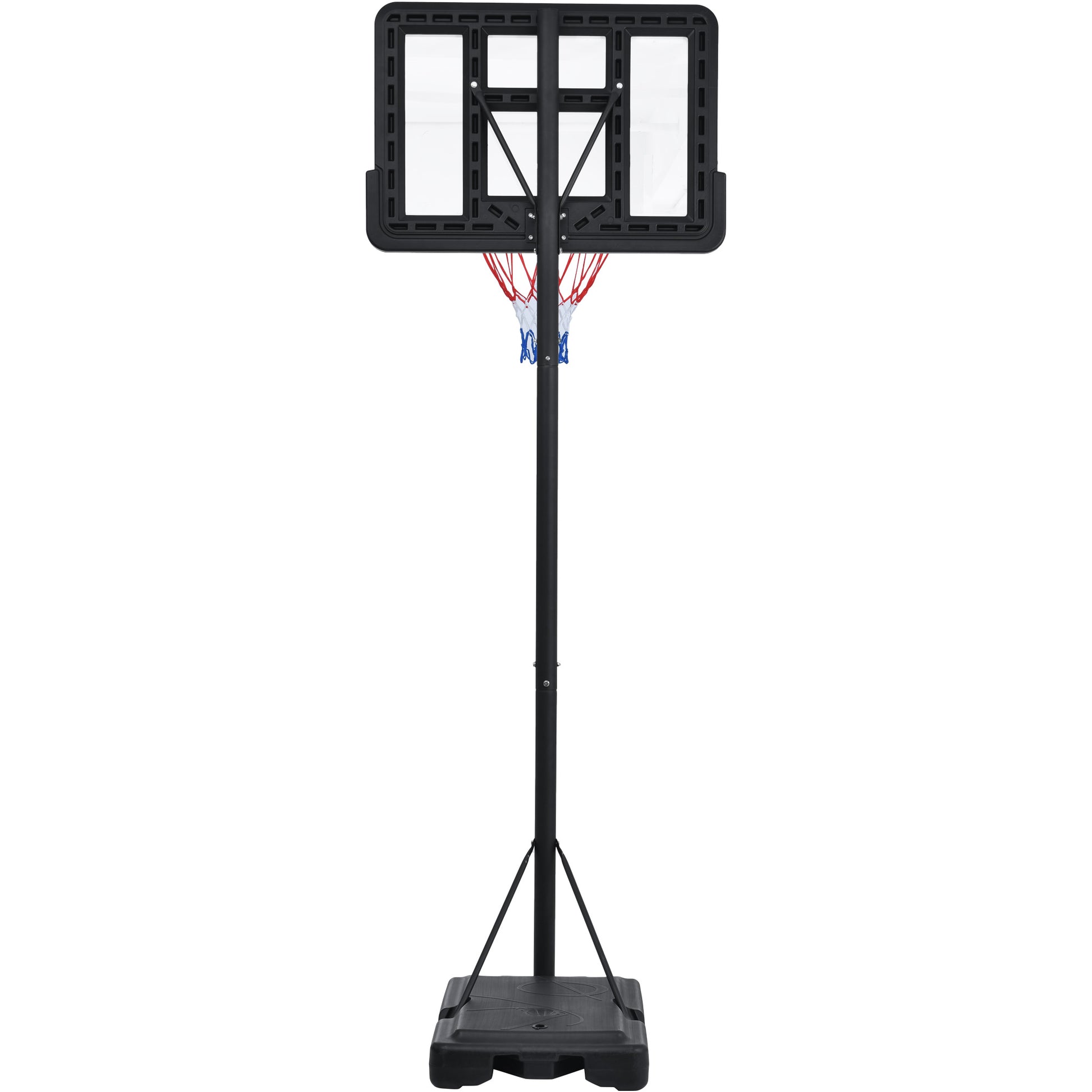 Height Adjustable Waterproof Portable Basketball Hoop System with Colorful Lights_35