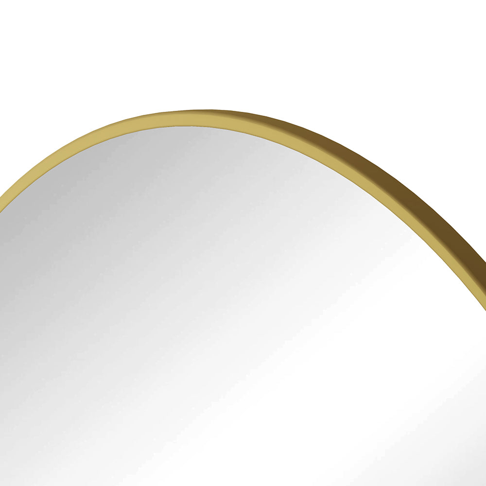 36-Inch Round Metal Framed Mirror - Gold_2