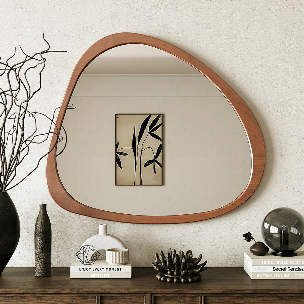 45-Inch Asymmetrical Solid Wood Wall Mirror_9