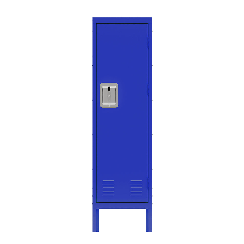 Retro Tall Metal Locker - Blue_0