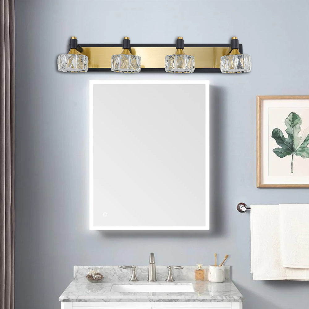 Modern 4-Light LED Crystal Vanity Bathroom Lighting_7