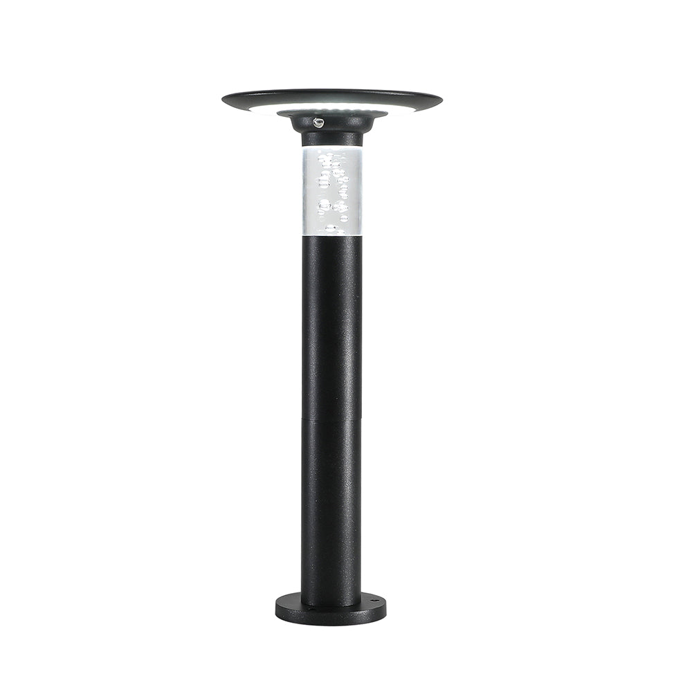 Solar Lawn Light With Dimmable LED - Black_0