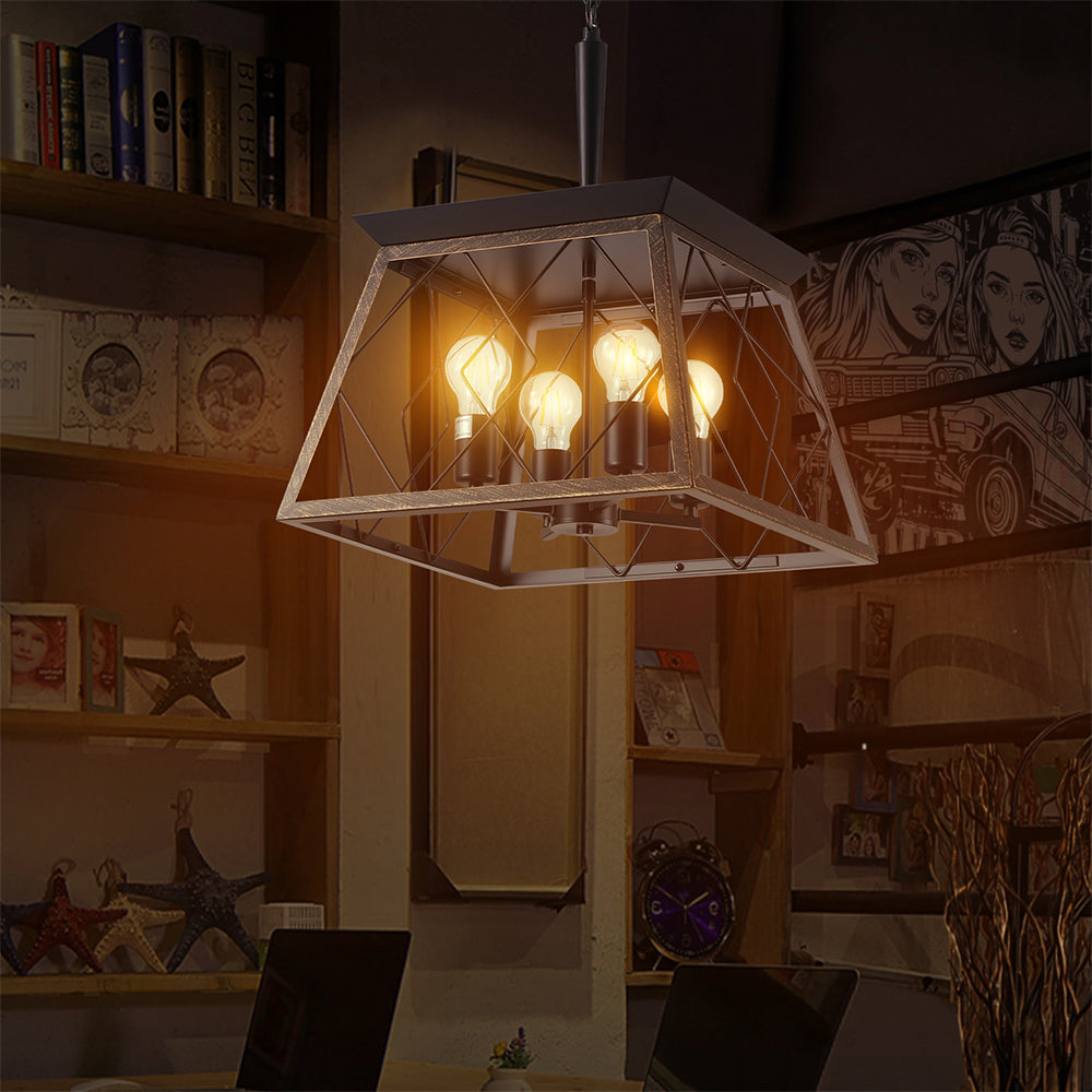 4-Light Vintage Farmhouse Chandelier_2