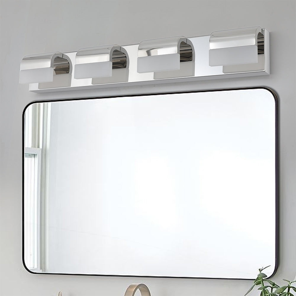 Modern 4-Light LED Black Vanity Mirror Light for Bathrooms & Makeup Tables_3