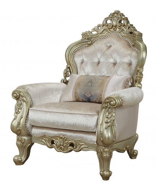 White Upholstered Chair