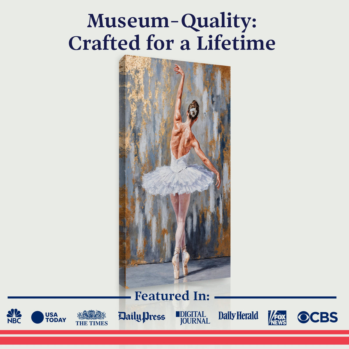 Modern Ballet Elegance Wall Art