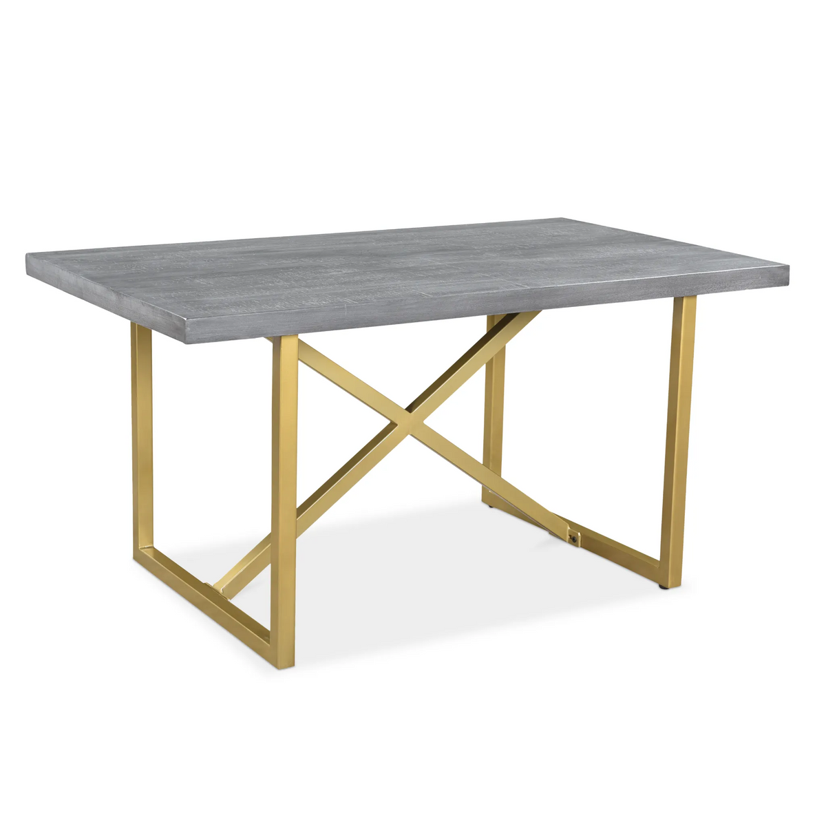 Raven Grey Gold 3 Piece Dining Table Set