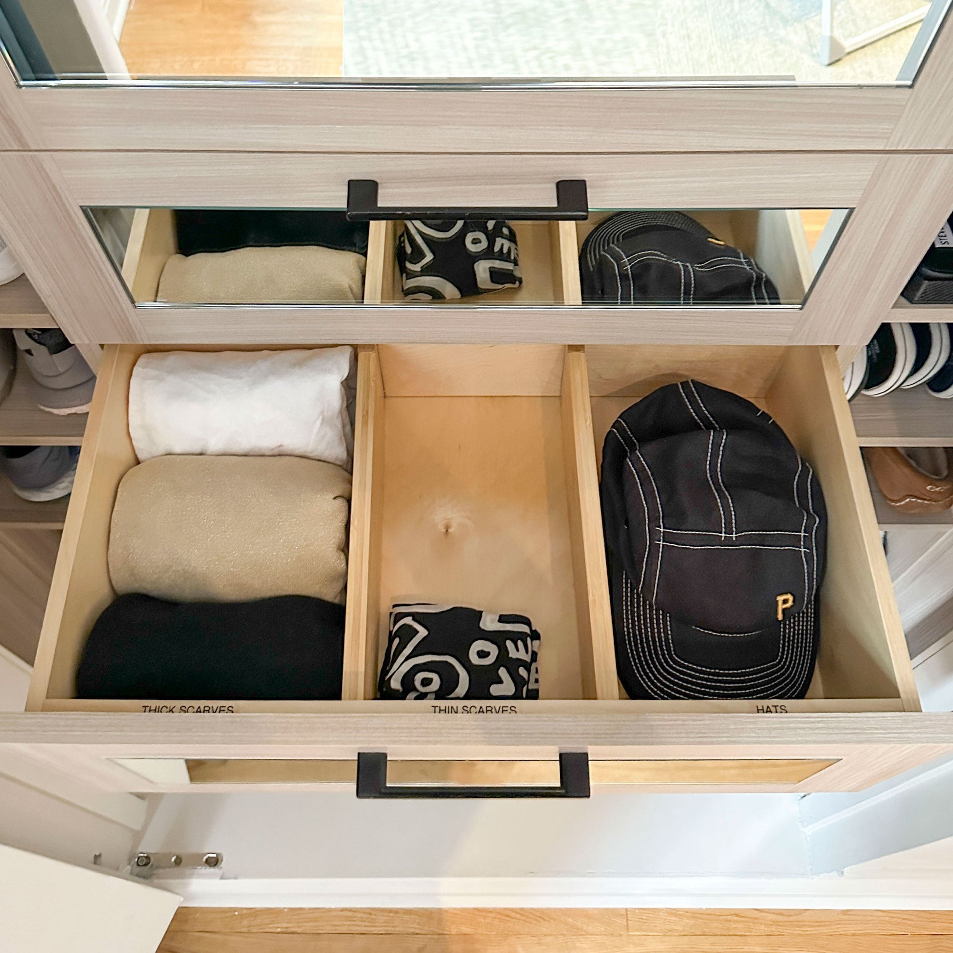 Bamboo Expandable Drawer Dividers – Natural