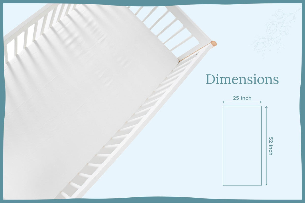 Organic Cotton Sateen Fitted Crib Sheets