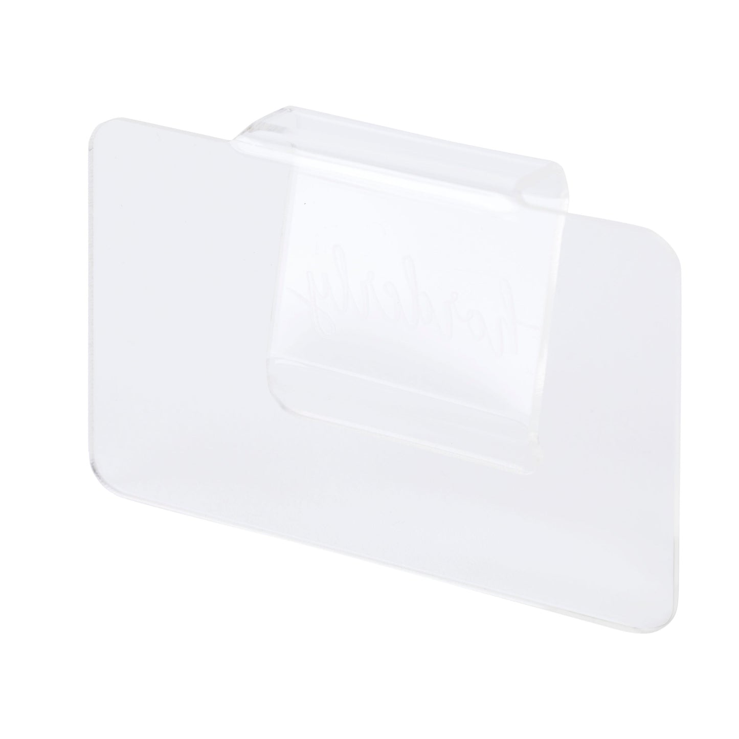Clear Acrylic Bin Clip Labels - Organization Labels for Bins & Baskets by Horderly