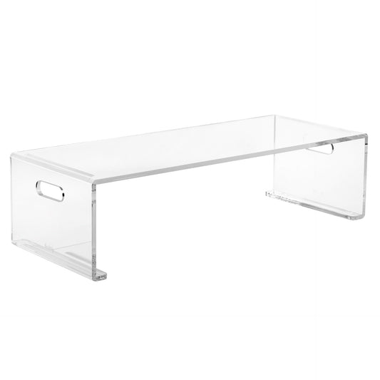 Stackable Acrylic Shoe Shelf - Clear Closet Organizer by Horderly