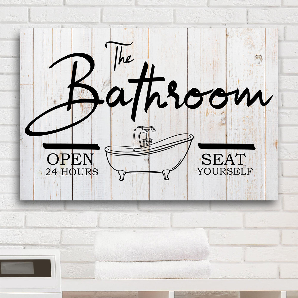 The Bathroom Sign