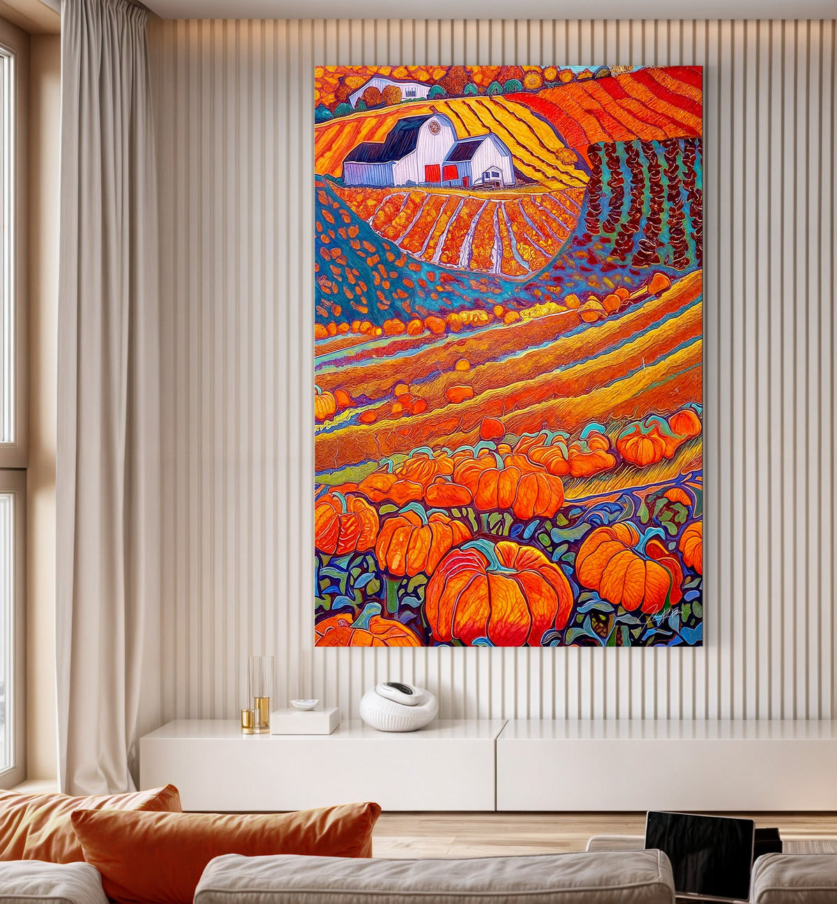 Canvas Print: "Harvest Hues"