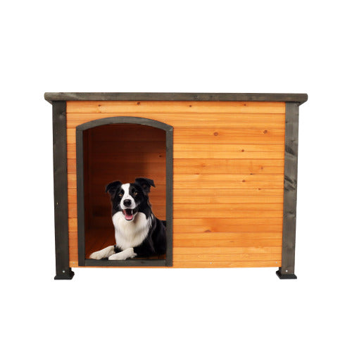 45" Dog House Outdoor and indoor wooden kennel