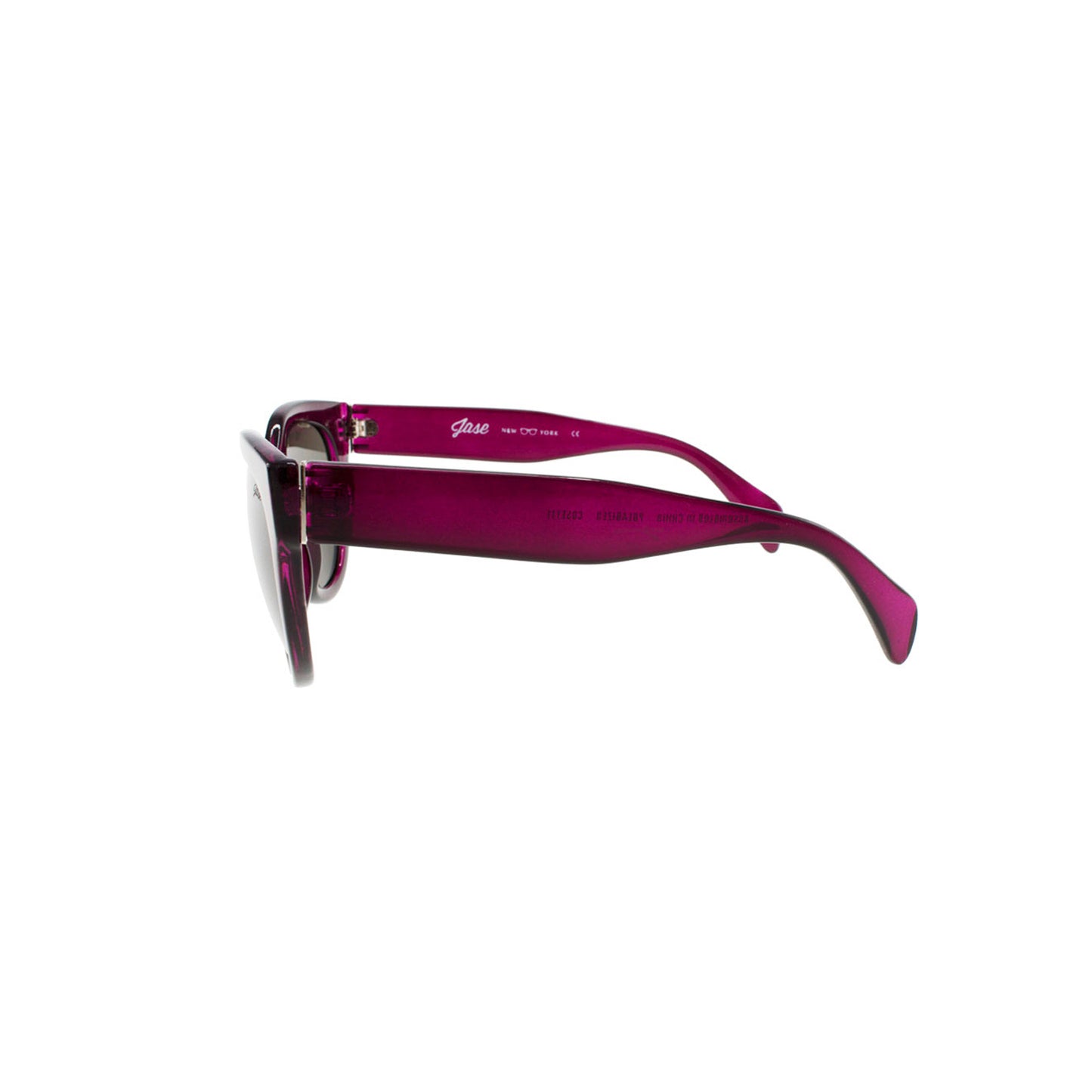 Jase New York Cosette Cateye Sunglasses in Bordeaux Red