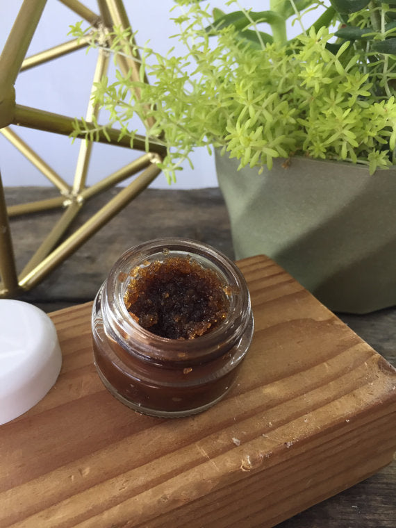 Organic Chocolate Lip Scrub Flaky Chapped Lips by Butter Me Up Organics