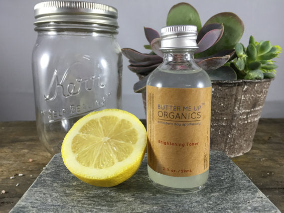 Organic Brightening Toner by Butter Me Up Organics